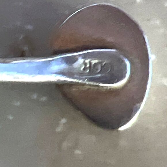 COR silver bangle bracelet red & green stone - Picture 4 of 4